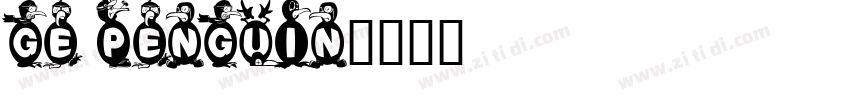 GE Penguin字体转换